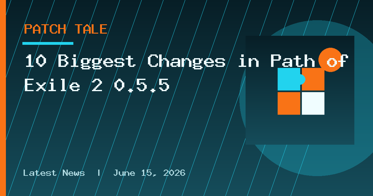 10 Biggest Changes in Path of Exile 2 0.5.5