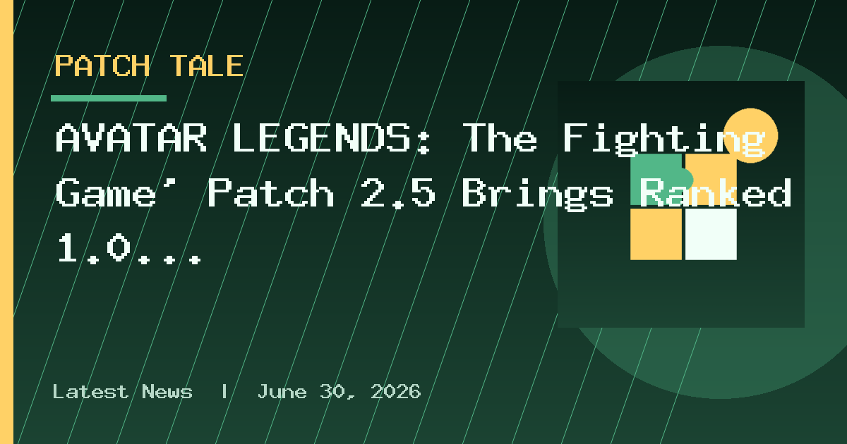 AVATAR LEGENDS: The Fighting Game’ Patch 2.5 Brings Ranked 1.0