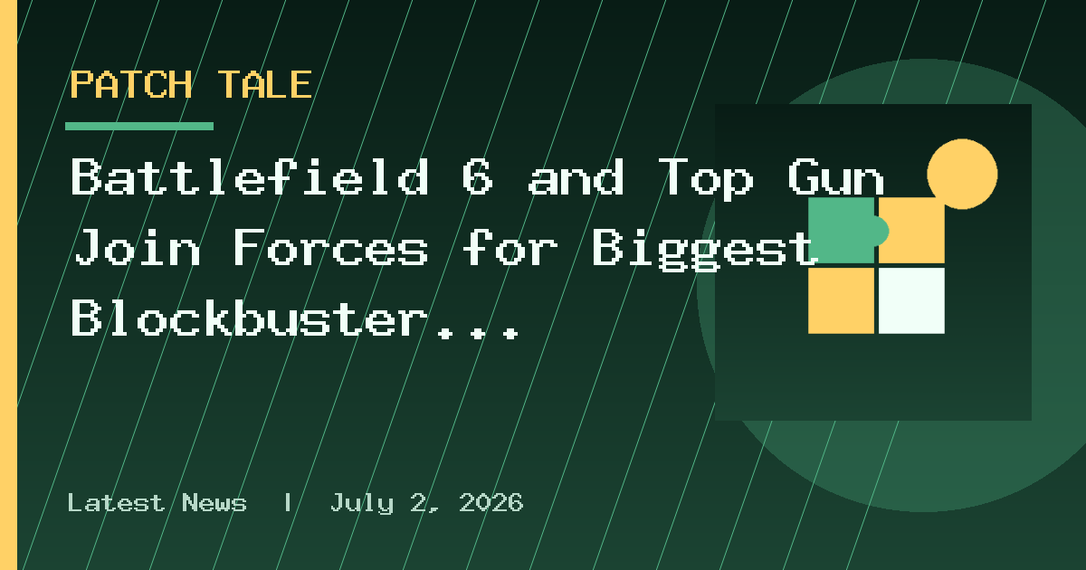 Battlefield 6 and Top Gun Join Forces for Biggest Blockbuster Season Yet