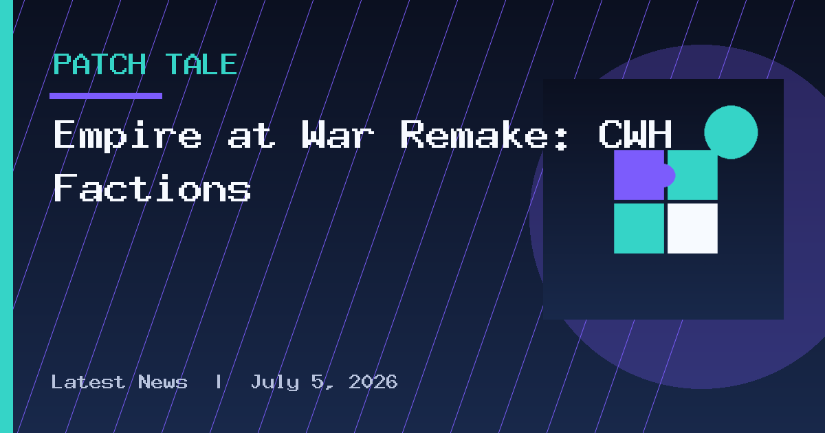 Empire at War Remake: CWH Factions