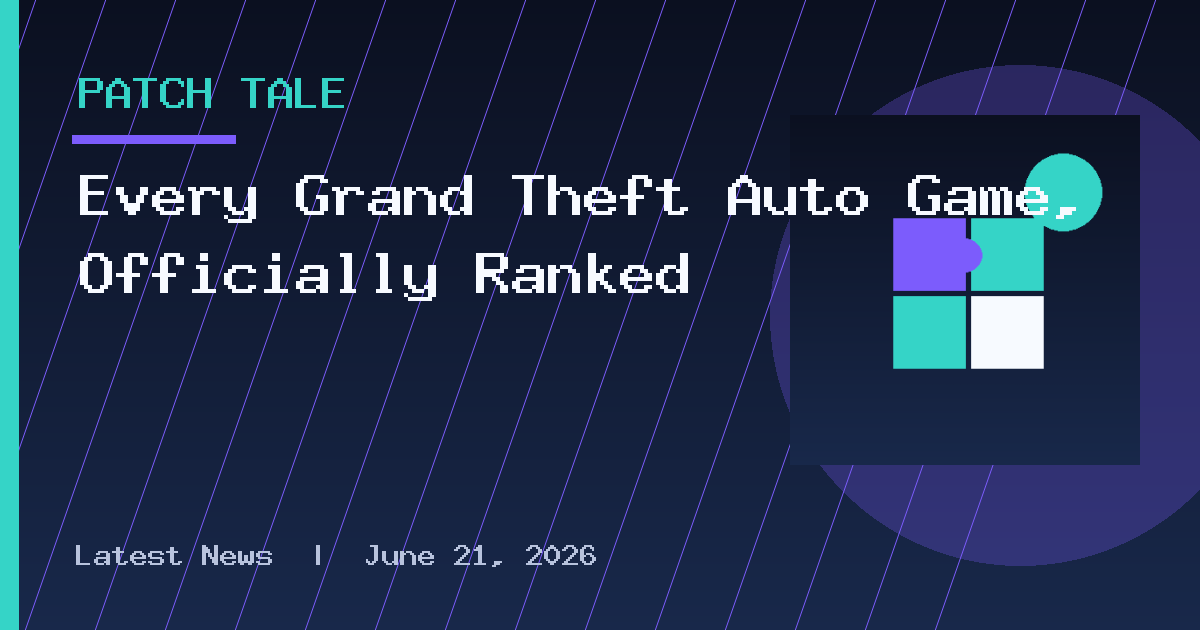 Every Grand Theft Auto Game, Officially Ranked
