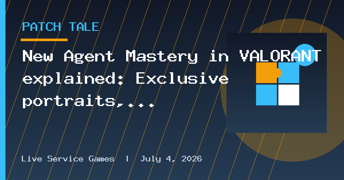 New Agent Mastery in VALORANT explained: Exclusive portraits, cosmetics